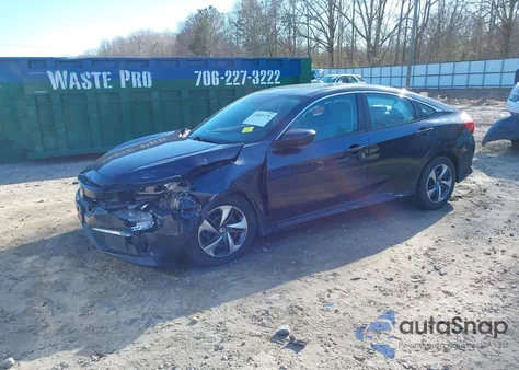 2019 Honda Civic Lx из США, поврежденный, VIN 2HGFC2F64KH574934